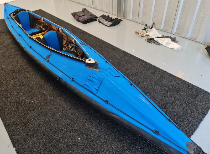 Wayland Amazon 550XL Blue folding kayak